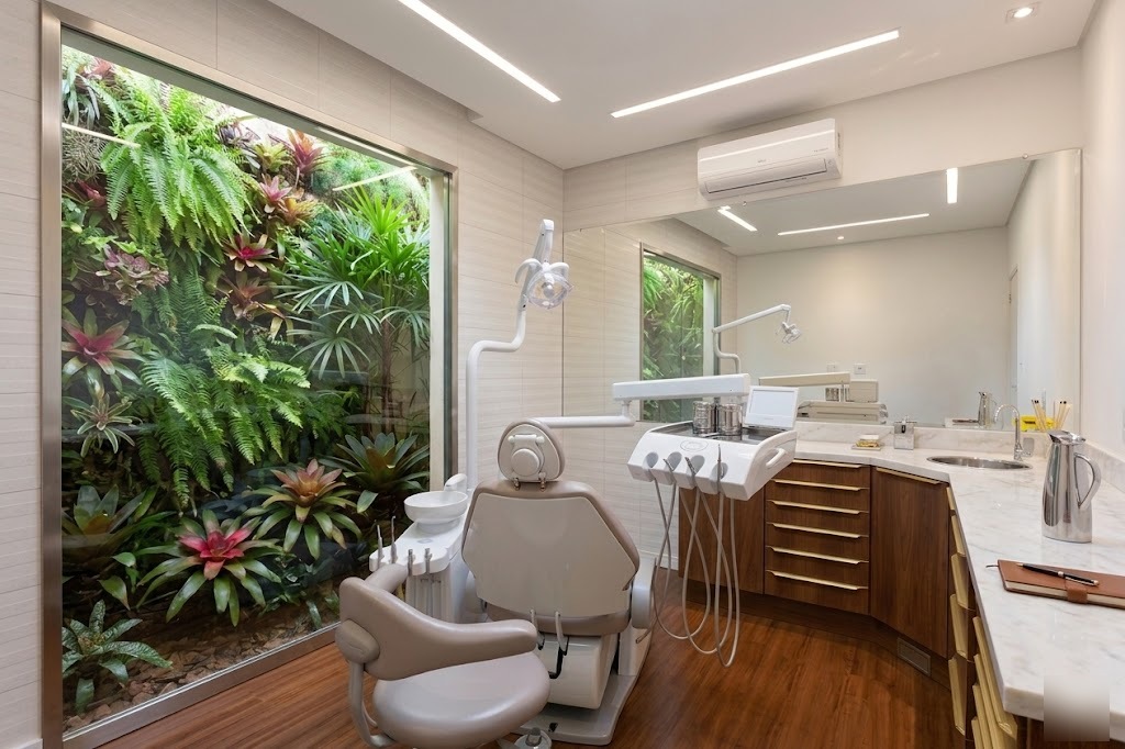 Interior da clínica Kazoku Odontologia